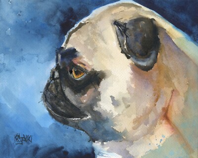 High Resolution Print of Original Fine Art Watercolor by Ron Krajewski
