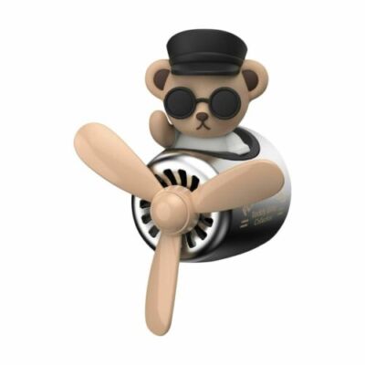 Cute Bear Pilot Freshener Car Air Fresheners Vent Clips Fragrance Diffuser