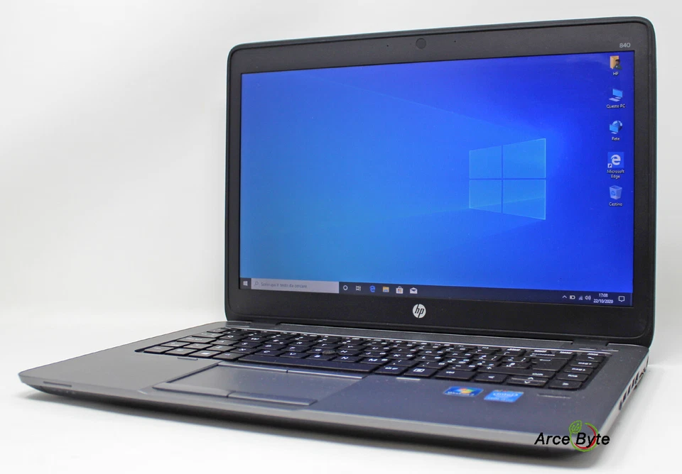 NOTEBOOK HP ELITEBOOK 840 G1 SSD 240GB RAM 8GB 14" PORTATILE WEBCAM FATTURABILE - Immagine 3 di 4