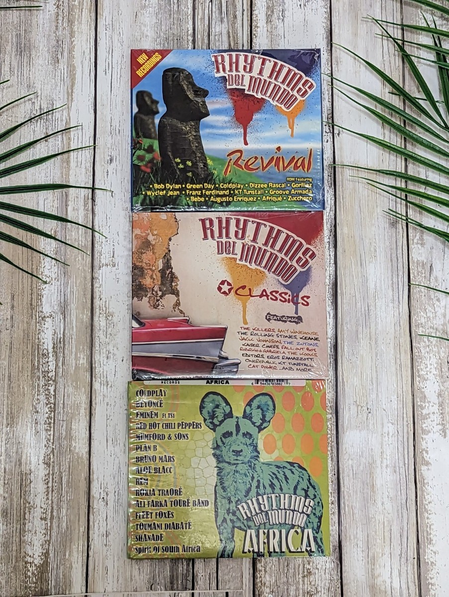 RHYTHMS DEL MUNDO CLASSICS + REVIVAL & AFRICA ALL 3 CD SEALED