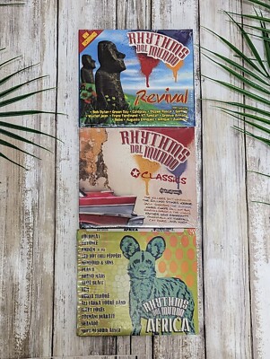 RHYTHMS DEL MUNDO CLASSICS + REVIVAL & AFRICA ALL 3 CD SEALED