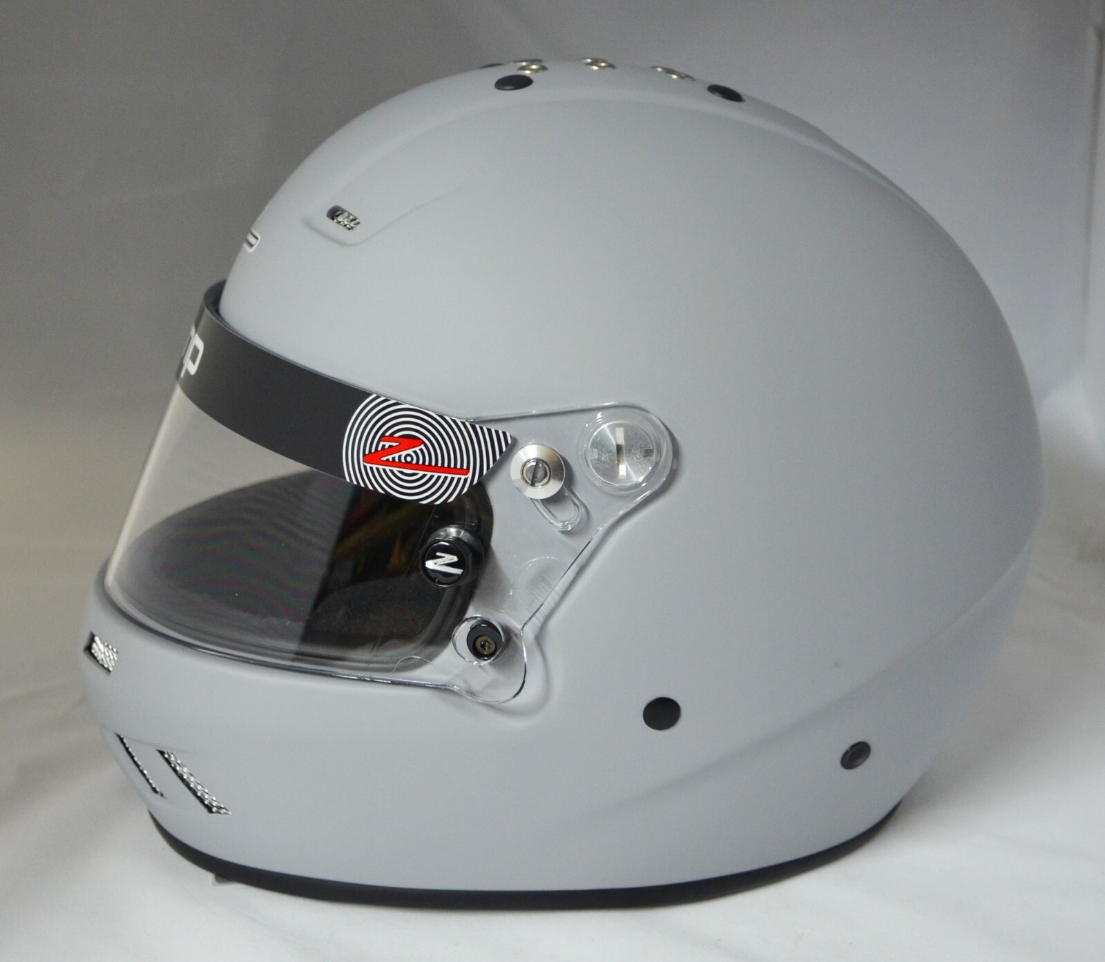RZ59 Grey Zamp Helmet - RZ-59 FHR SA2020 Matte grey Hans Compatible All Sizes