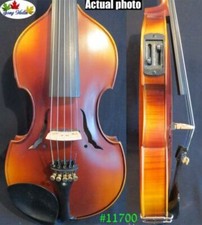 Baroque style brown color 5 strings electric violin 4/4 Acoustic violin 11700