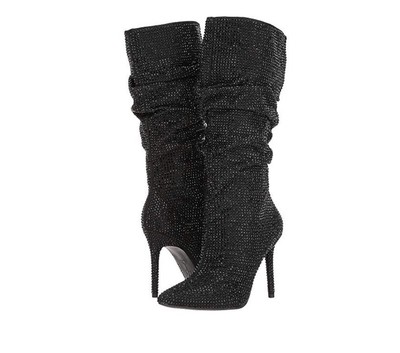 jessica simpson slouchy rhinestone boots