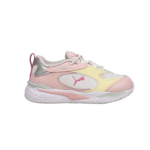 PUMA RsFast Limits Shiny Ac Slip On Toddler Girls Pink, White Sneakers Casual S