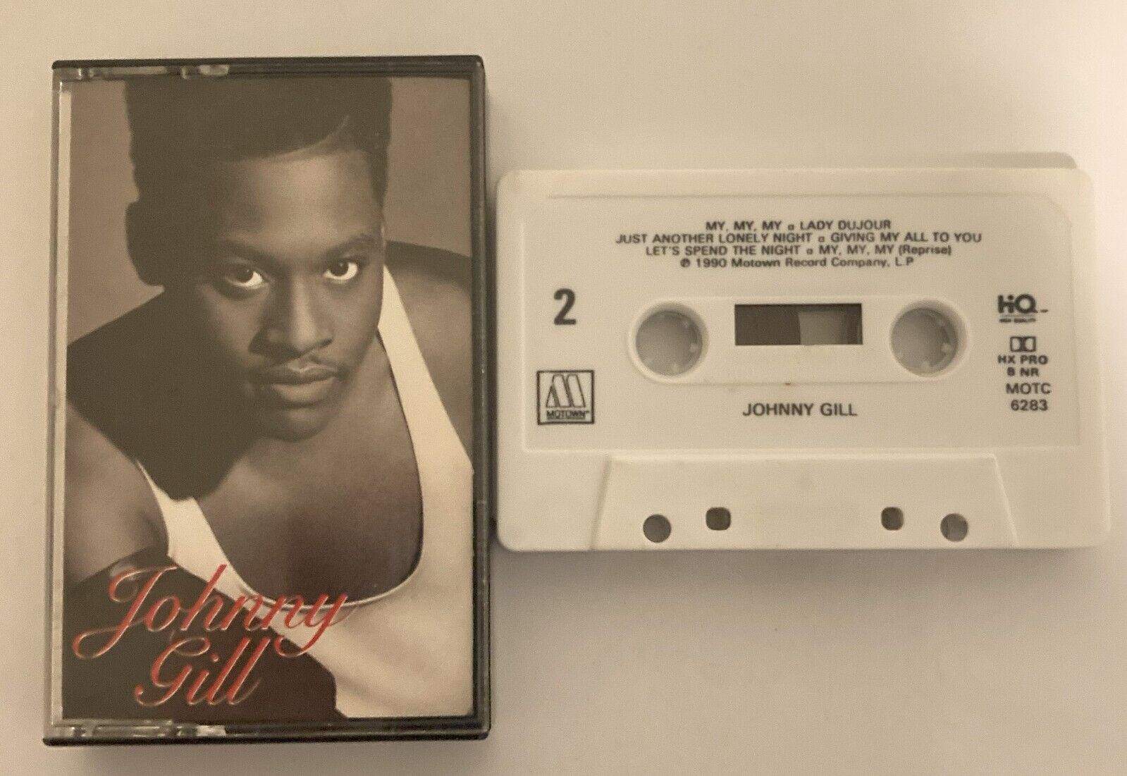 Johnny Gill Self Titled Cassette Tape 1990 Funk Soul Motown tested