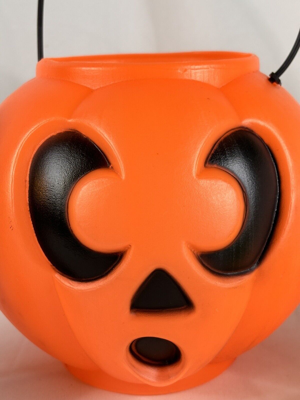 Halloween Alien Treat Bucket Collection 4 Mini Pails Framed Vintage Treat Bag