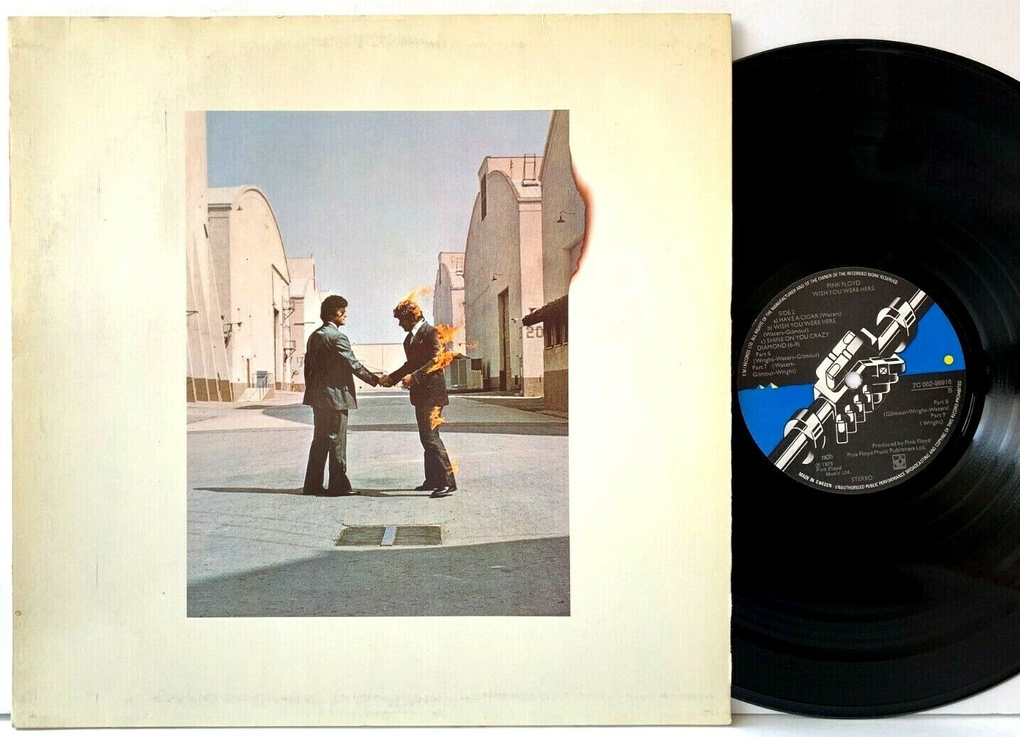 再再販！ PINK FLOYD☆Wish LP You Were Floyd Here UK - Harvest You