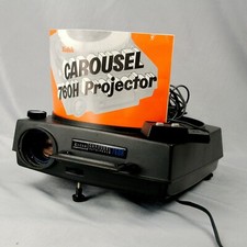 Kodak Carousel Slide Projector 760H w/ Box Carousel  Remote Auto Focus Vintage