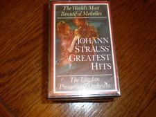 Johnann Strauss Greatest Hits CASSETTE SEALED THe London Promenade Orchestra