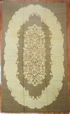Antique HUGE American Hook Hooked Rug Size 11'3''x21'7''
