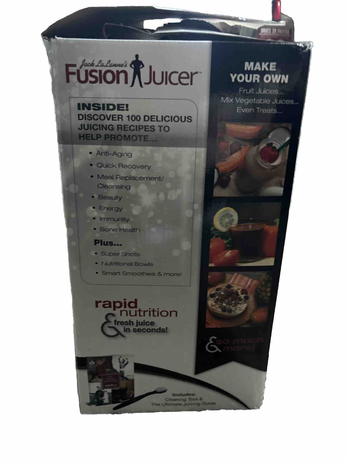 Fusion SS Juicer Jack LaLanne FJJACK 100 Stainless Steel 100 Year