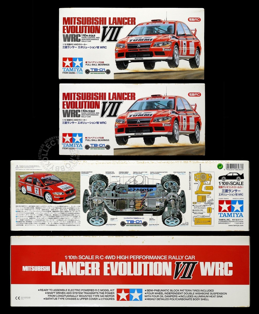 Tamiya 1/10 RC Mitsubishi Lancer Evolution VII WRC 58286 TB Tamiya 1/10 RC Mitsubishi Lancer Evolution VII WRC 58286 TB