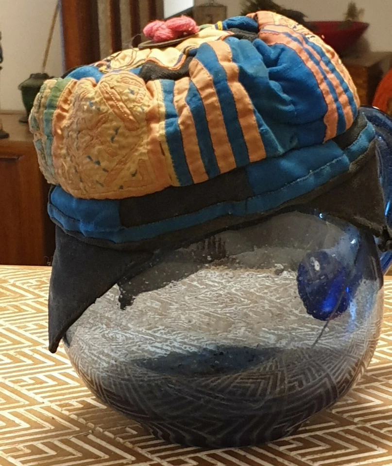 Hmong Childs Cap Laos - Handmade traditional embroidery - image 2 of 4