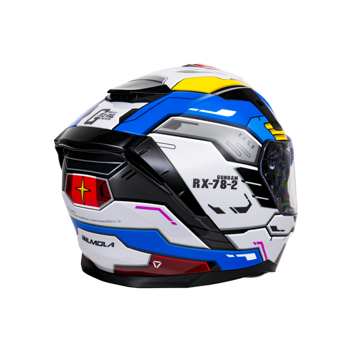 Motorcycle Cushion helmet Bilmola Limited Edition RX-78-2 Gundam 