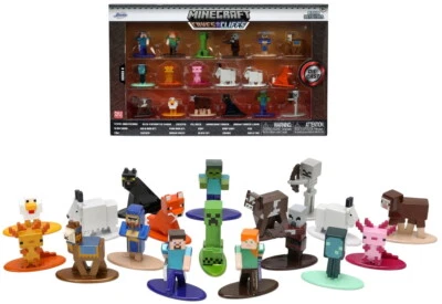 Jada Sammelfigur Nano MetalFigs Minecraft Nano 18er Pack 1,65 Zoll 4cm 253265008