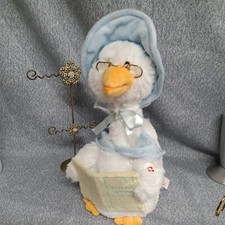 Mother Goose Plush Talking Story Teller Nursery Rhymes 14" Cuddle Barn Blue