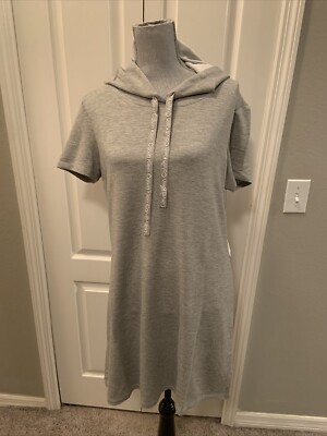 calvin klein ladies' hoodie dress Ladies Soft Casual Size Large PFFAM24