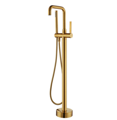 Nmiz♥️ Miseno 109215-BTF-BG Delara Floor Mounted Tub Filler w Hand Shower