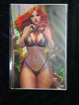 Bear Babes #1 - Sidney Augusto - Foil Lingerie Cover Goblin Queen LTD 9/10