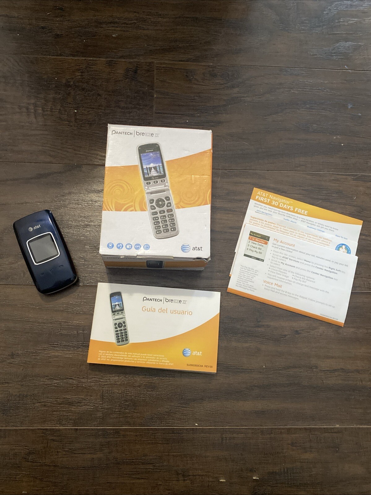 Pantech Breeze II AT&T Flip Phone (Needs Battery) B3-012