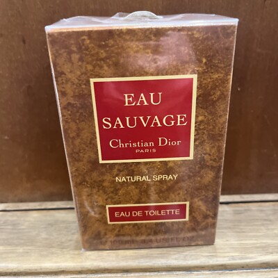 CHRISTIAN DIOR EAU SAUVAGE EAU DE TOILETTE 100ml VINTAGE ULTRA RARE SPRAY