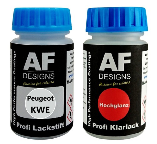 Stylo De Retouche Peinture Blanc Nacré Pour PEUGEOT / CITROËN - 20 Ml Avec Pinceau Et Aiguille - Neuf Myldan