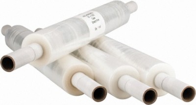 Stretch Associates 20'' Wide, 80 Gauge Clear Stretch Wrap (One 1,000 Ft Roll)