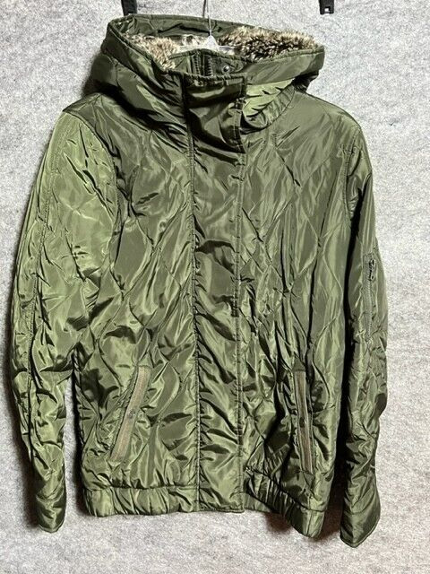 Womens Quilted Jacket Onion Quilted Liner Jacket Green Levi