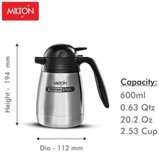 milton thermosteel carafe 600 ml