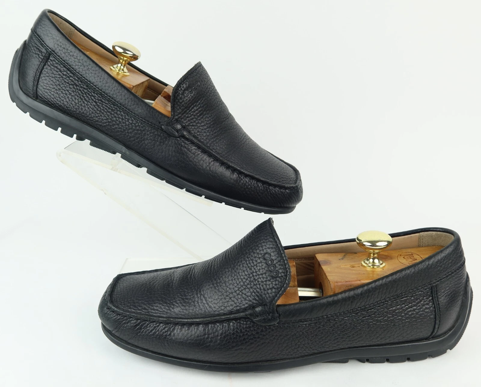Mocassini classici ECCO Mocassini Moc Toe in pelle nera EU 44 adatti a US 10 5 a 11