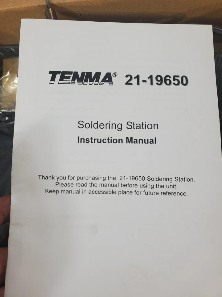 TENMA 21-19650 ESTACIÓN DE SOLDADURA BASE 100-130 V Foto 2 de 4