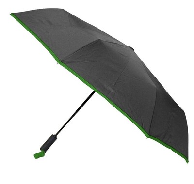 Misty Harbor 3-Sec Auto Open & Close Rain Umbrella Gray Green