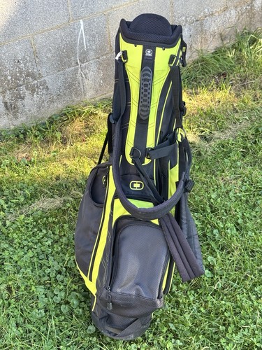 Ogio Stand Bag 7-way Club Management Black Green - Picture 2 of 7