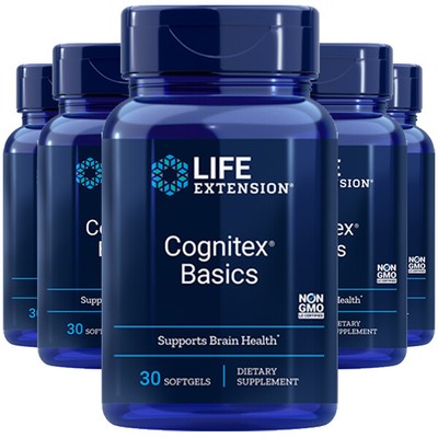 Life Extension Cognitex Basics with Phosphatidylserine 5X30gels repl Gastorodin