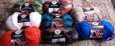 Loops & Threads CHARISMA Acrylic 5 Bulky 109yds 3.5oz 8 Mixed Skeins 