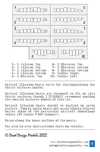 C6N1/1-S Saiun/Myrt Control Surfaces for 1/48 Hasegawa - DEAD Design SM48037 - Picture 2 of 2