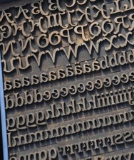 Bookbinding Brass Type set 0.79" embossing gold finishing bookbinder gilding .