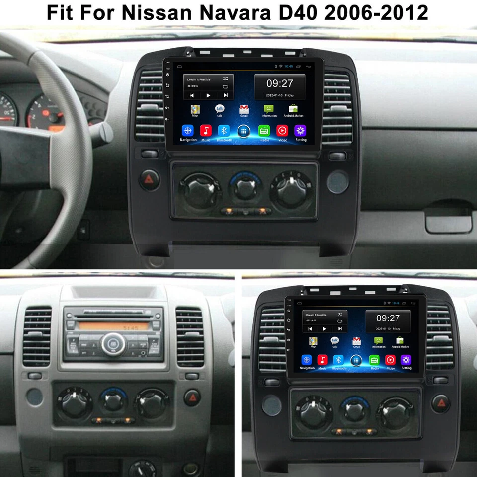 Autoradio Für Nissan Navara D40 2006-2012 Android 13 GPS Navi WIFI BT USB FM RDS - Bild 4 von 4