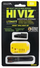 Hiviz HHVS001 Fiber Optic Front & Rear Sight Set fits Henry 22lr