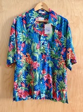 GANT Tropical Print Shirt Gr. M Hemd NEU Hawaii Bowling Kragen Kurzarm