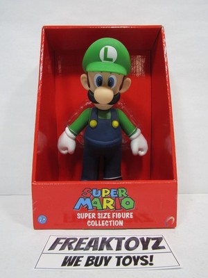 2009 Nintendo 9'' Super Mario Super Size Figure Collection Luigi