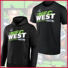 HOT - Seattle Seahawks 2025 NFC West Division Champions Conquer Hoodie Tee Fans