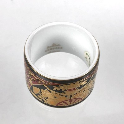 VERSACE Ceramic Medusa Napkin Rings, From Japan, i21948 | eBay