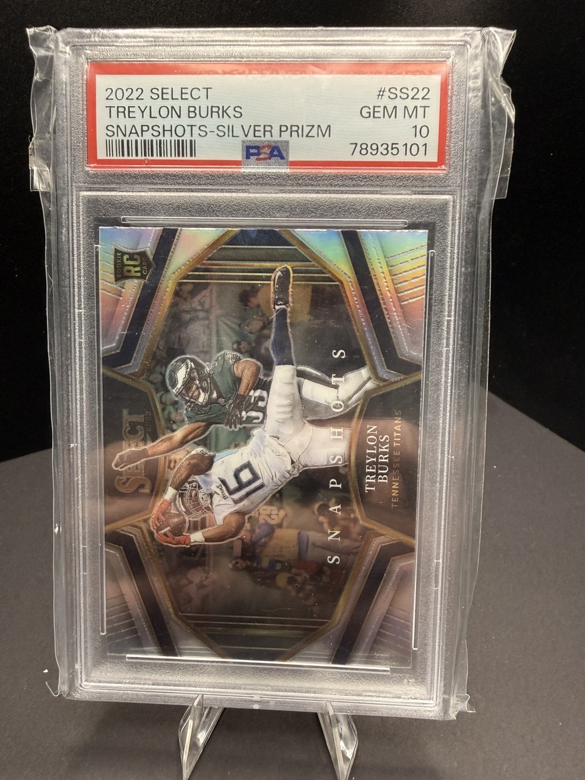 Treylon Burks Panini Select Snapshots #SS22 Silver Prizm