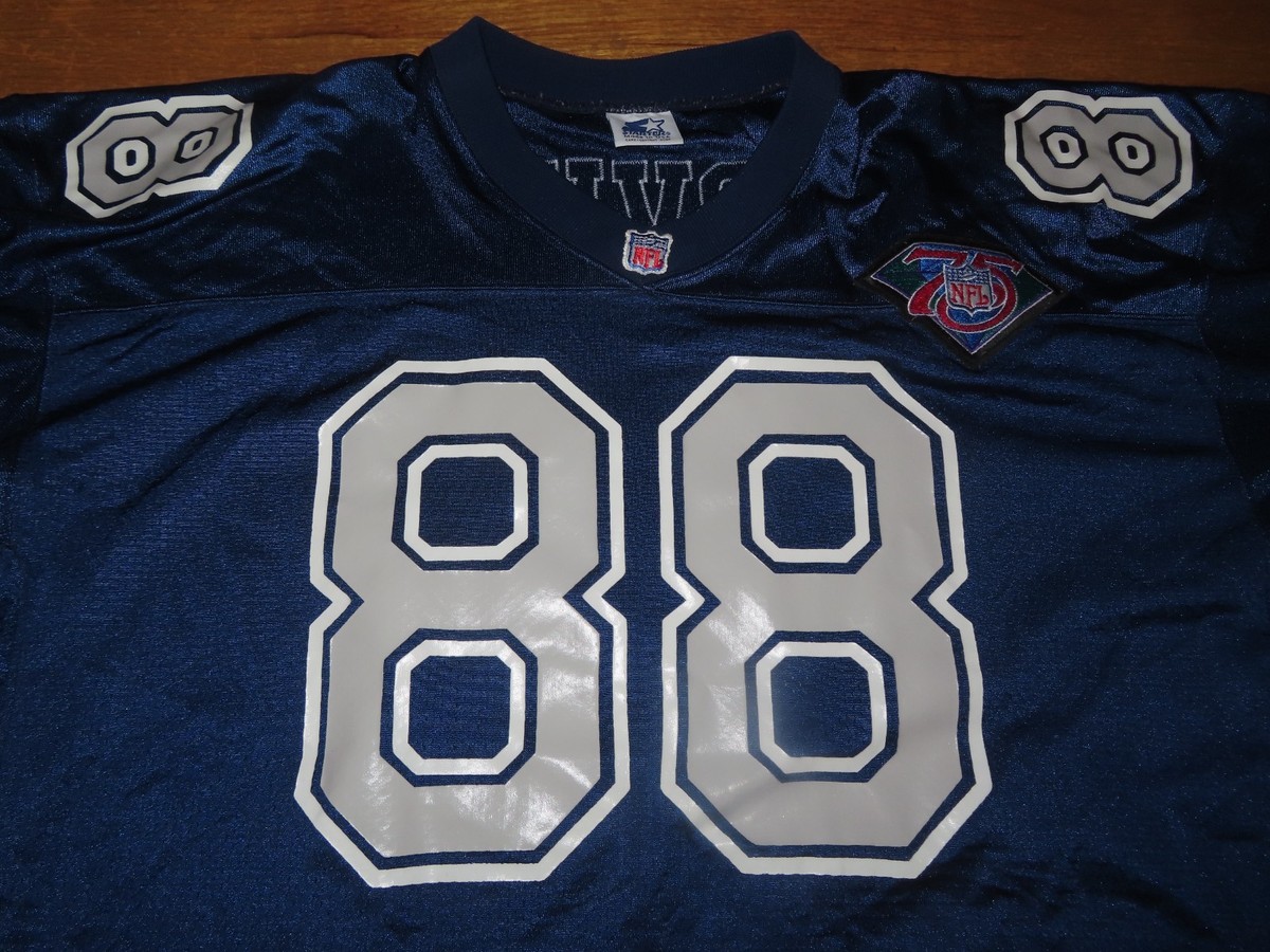 Vintage Starter 75th MICHAEL IRVIN No. 88 DALLAS COWBOYS Size 52