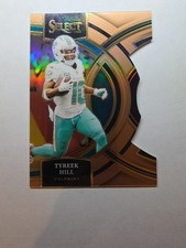 2023 Panini Select Tyreek Hill Premier Level Copper Prizm Die-Cut  /299