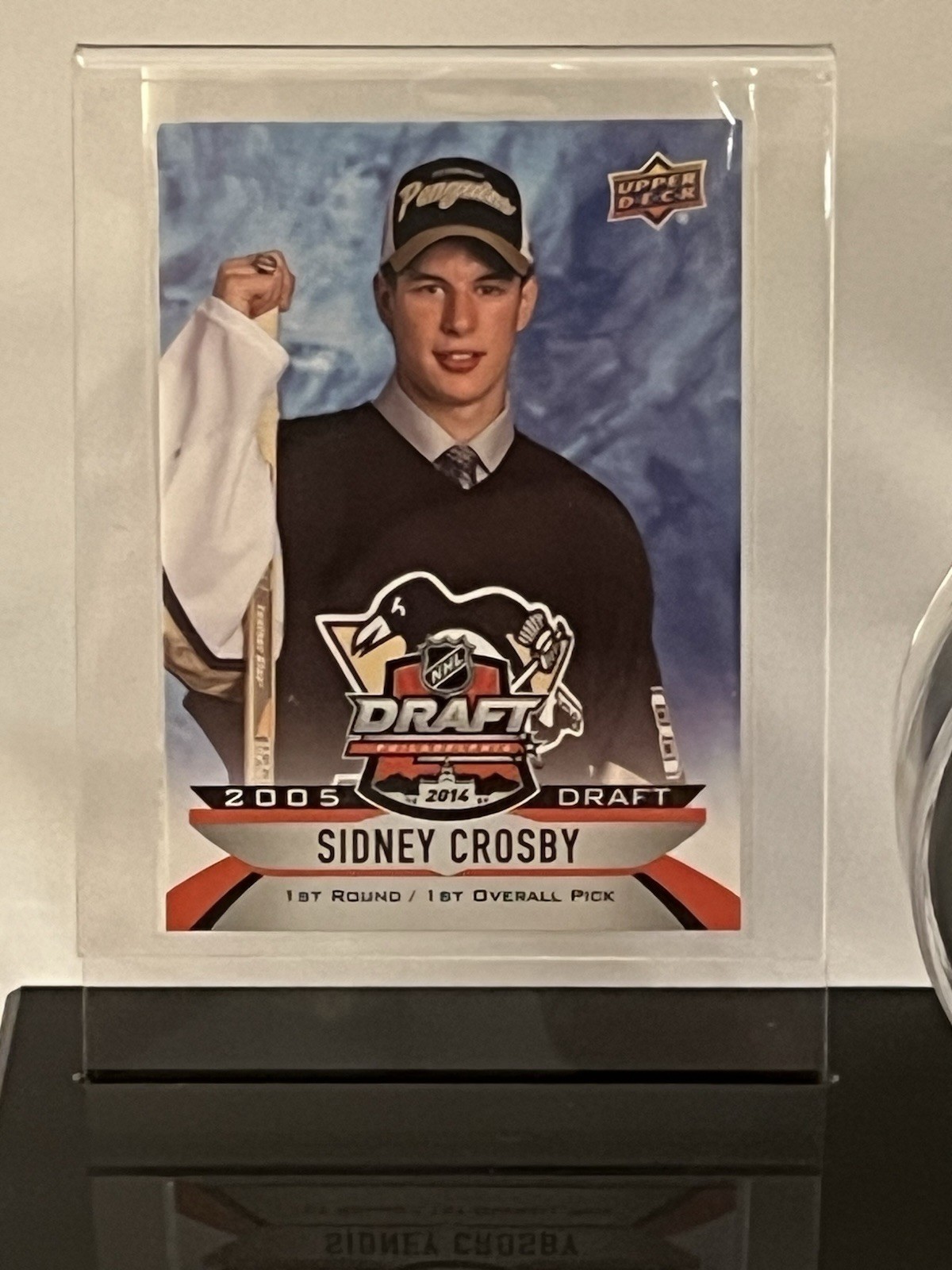 Sidney Crosby Pittsburgh Penguins Autographed Puck 2005 Draft W/ JSA NO RESERVE