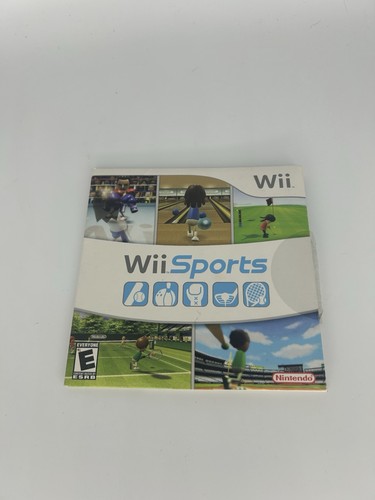 Wii Sports Nintendo Wii with Sleeve & Manual - Tested & Working