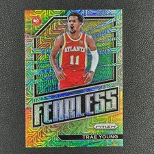 2022 Panini Prizm Fearless Trae Young  Mojo Prizms 18/25#Z